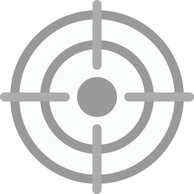 hedef simge vektör illüstrasyonu