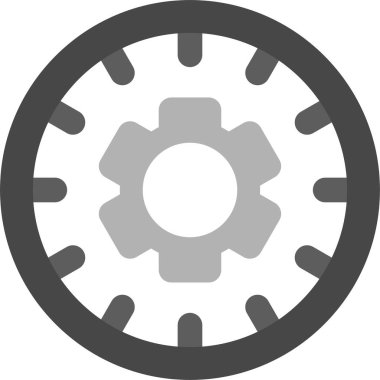 Çarkçı. Web simgesi basit tasarım