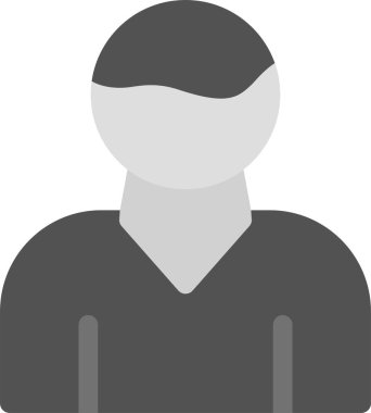 Maskeli bir insan. vektör illüstrasyonu