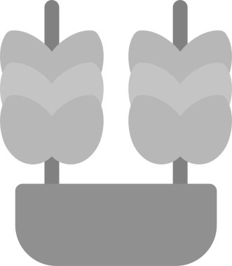 yiyecek ve içecek web renk vektörü çizimi