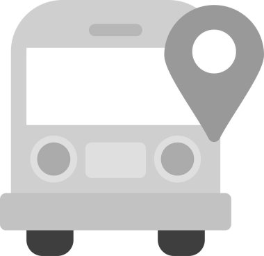 tren. Web simgesi basit illüstrasyon