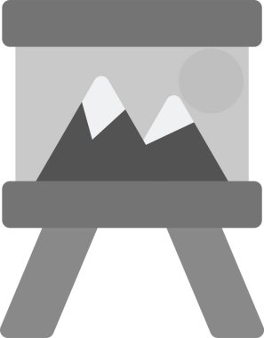 Canvas Simgesi, Basit Web Vektörü İllüstrasyonu