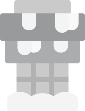 Baca Simgesi, Basit Web Vektörü İllüstrasyonu