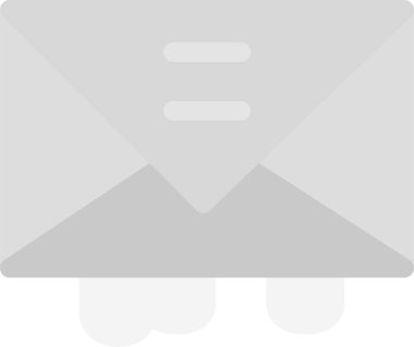 E- posta Simgesi, Basit Web Vektörü İllüstrasyonu