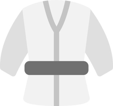 karate. Web simgesi basit illüstrasyon
