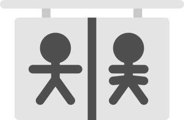 WC Simgesi, Basit Web Vektörü İllüstrasyonu