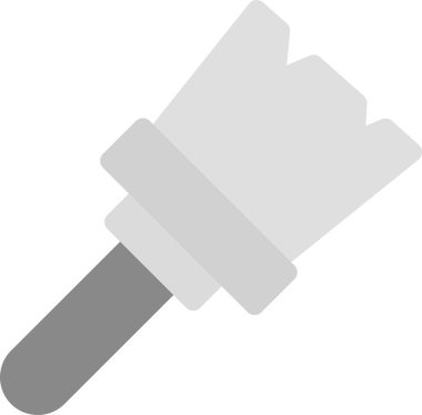 boya fırçası boyama aracı simgesi katı biçimde