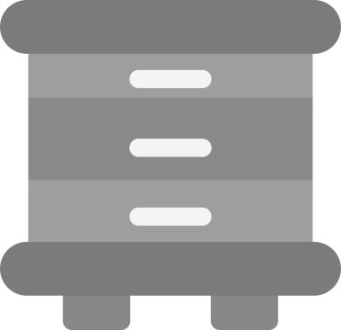 Dolap Simgesi, Basit Web Vektörü İllüstrasyonu