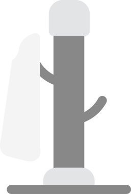 Mutfak gereçleri simgesi, basit vektör çizimi