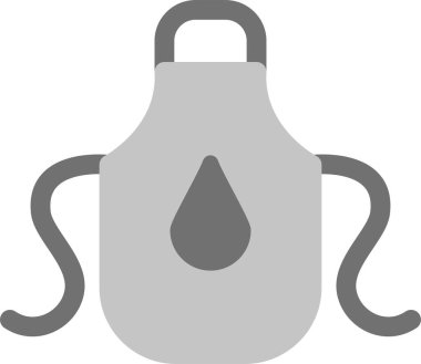 Apron Icon, Simple Web Vector Illustration clipart