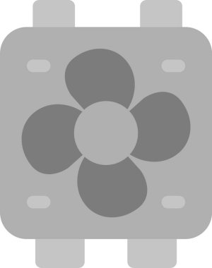 çiçek vektör simgesi. biçim doğrusal semboldür, gri renk, beyaz arkaplan, gri arkaplan.