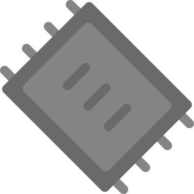 bilgisayar bellek yongası simgesi katı biçiminde