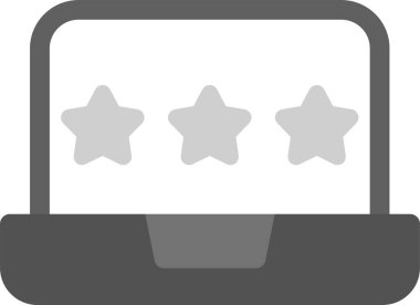 derecelendirme vektörü düz simgesi