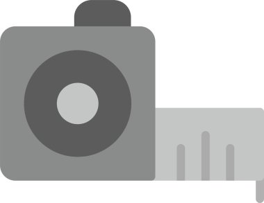 kamera fotoğrafçılık simgesi düz stil