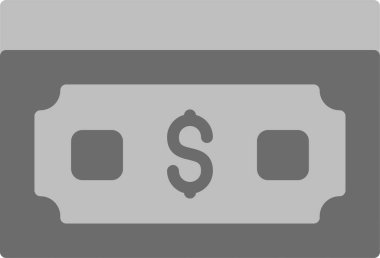 Banka kredi kartı düz vektör simgesi