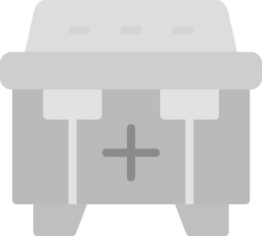 araba tamir servisi simgesi düz stil