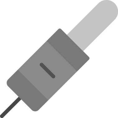 Tornavida Düz Vektör Simgesi