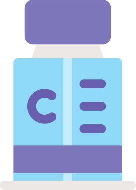 Şişe. Web simgesi basit illüstrasyon