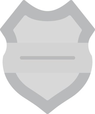 Rozet simge, düz tasarım