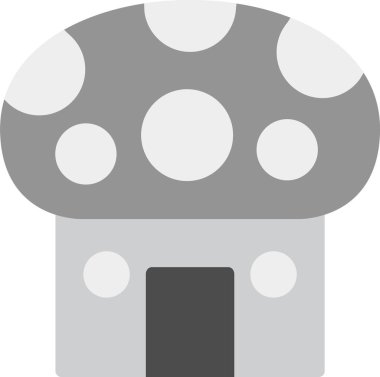 Mantar simgesi, vektör illüstrasyonu