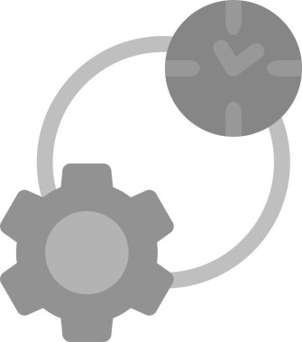 Çizgi biçimi içinde çarklı ayarlar dişli simgesi