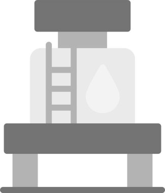 Su filtresi vektör çizimi