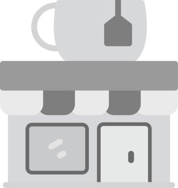 kahve makinesi kahve ikonu ana hatlarıyla