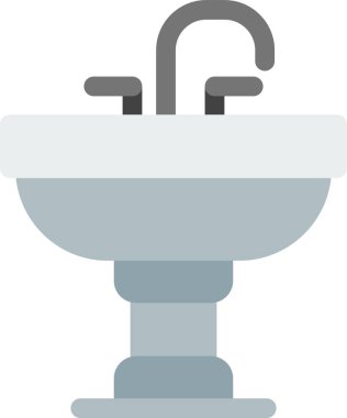 Musluk. Web simgesi basit illüstrasyon