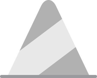 Ok Başı Yukarı Düz Vektör Sembolü