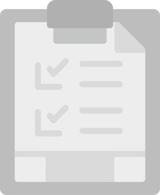 belge düz simgesi, vektör illüstrasyonu