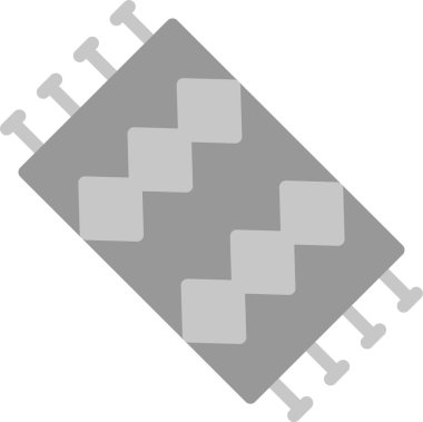 Çip simgesi. Vektör çizim