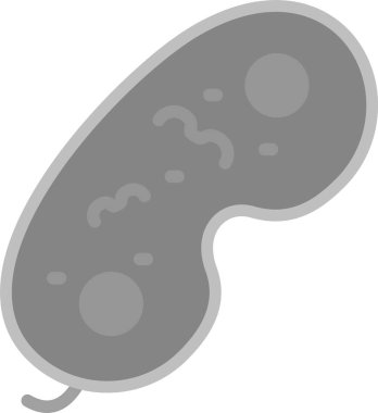 bakteri hastalığı simgesi ana hat biçiminde