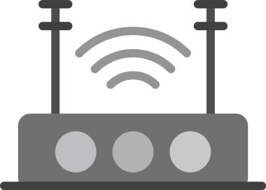 Moda biçimi izole edilmiş arka planda anten anten simgesi