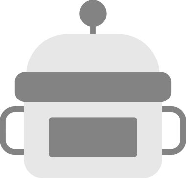 Yemek pişirme ikonu ana hatlarıyla