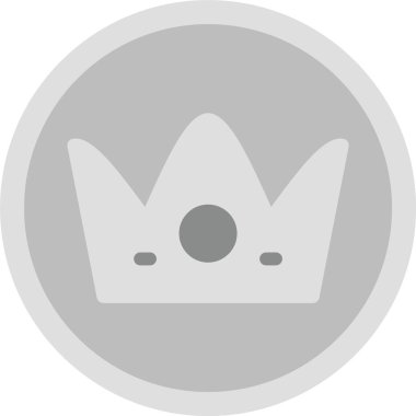 Taç simgesi, vektör illüstrasyonu