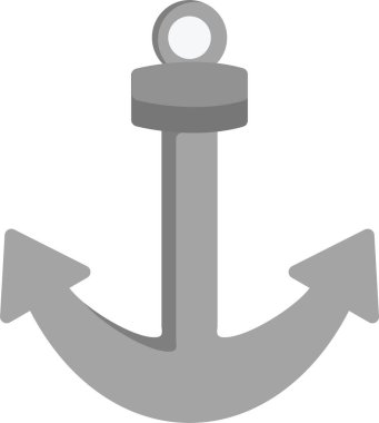 Gemi simgesi vektör illüstrasyonu