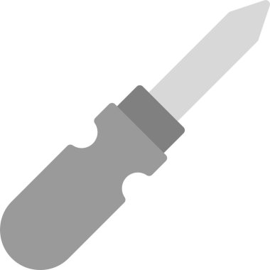 Bıçak. Web simgesi basit illüstrasyon