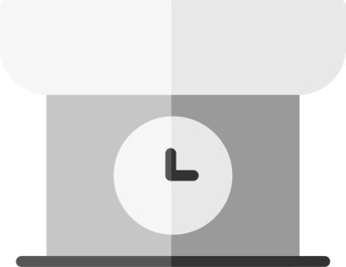 Modern saat simgesinin vektör illüstrasyonu