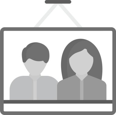 Bir kadın ve erkeğin vektör çizimi