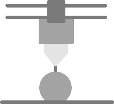 İnsansız hava aracı vektör çizimi, basit tasarım