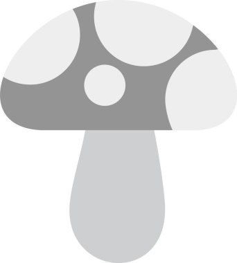 Katı bir şekilde mantar yiyeceği sağlıklı simge