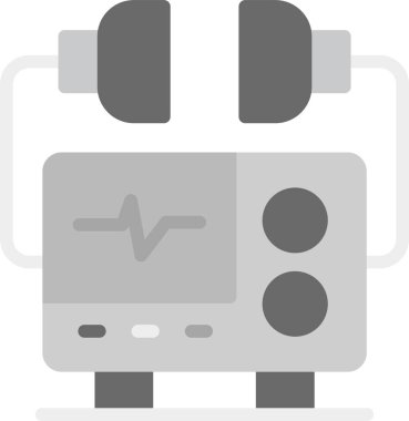 Düz biçimli elektrikli araba robot simgesi