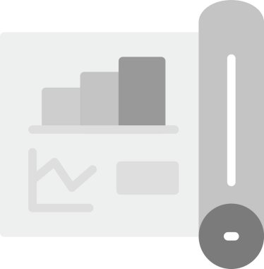 iş belgesi veri simgesi ana hat biçiminde