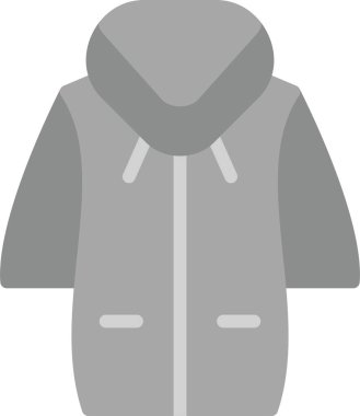 kıyafet moda ceket simgesi düz stil