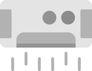 Modern robot simgesinin vektör çizimi