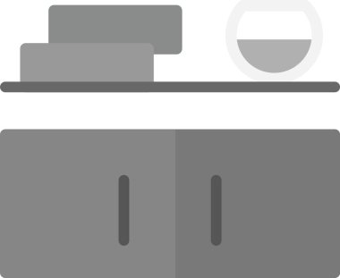 Mutfak. Web simgesi basit tasarım