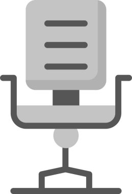 Bilgisayar monitörü simgesi. Web için basit bir bilgisayar izleme vektör simgesi çizimi