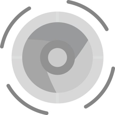 CD mi? Web simgesi basit illüstrasyon