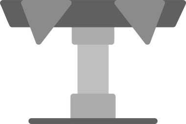 Ampul lambası simgesi düz stil