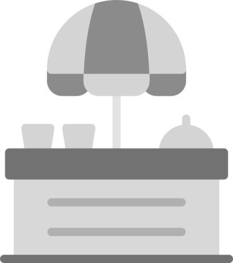 Yemek pişirme simgesi ana hatlarıyla